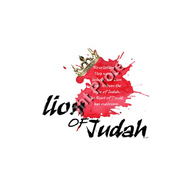 Lion of Judah Revelation 5:5 (Black Design) Thumbnail